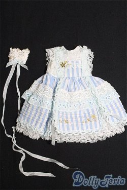 画像1: 【SALE】1/6ドール(22cm)/OF：ドレスセット(星、ストライプ) I-24-12-01-2169-TO-ZI