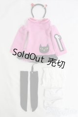 MSD/OF ネコセーラーワンピース/1/4　40ｃｍ　BJD　MJD　衣装　ドール用 I-25-07-06-2075-TO-ZI