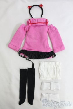 画像2: MSD/OF ネコセーラーワンピース/1/4　40ｃｍ　BJD　MJD　衣装　ドール用 I-25-07-06-2075-TO-ZI