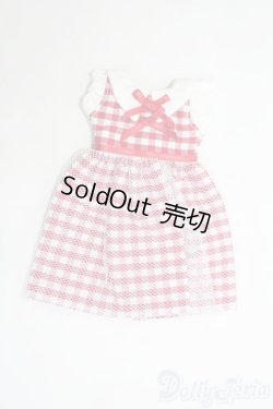 画像1: 1/6ドール(22cm)/OF ギンガムチェックワンピース I-25-06-15-3103-TO-ZI