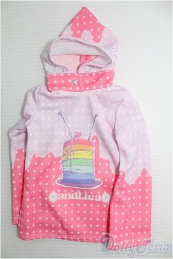 画像1: 【SALE】40cmドール/OF Melty Rainbowパーカーワンピース I-24-11-03-3115-TO-ZI