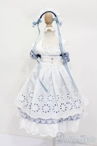 MDD/OF：繻子乙女製夏のさわやかメイド服セット S-25-06-01-109-TN-ZS