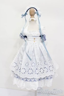 画像1: MDD/OF：繻子乙女製夏のさわやかメイド服セット S-25-06-01-109-TN-ZS
