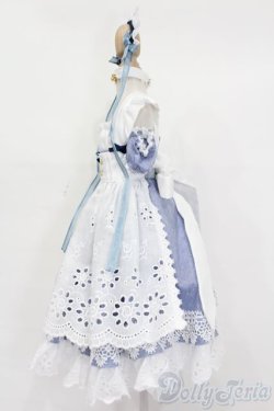 画像2: MDD/OF：繻子乙女製夏のさわやかメイド服セット S-25-06-01-109-TN-ZS