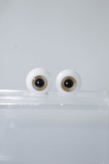 15ｍｍ/グラスアイ　glass eyes Ｎ×２様製 U-23-12-06-181-KN-ZU