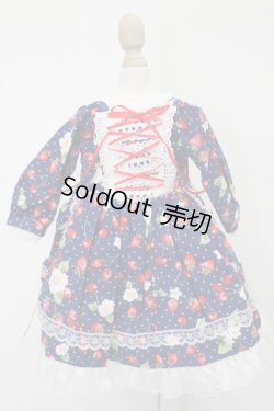 画像1: ＭDD/OF：編み上げワンピース S-25-03-09-419-GN-ZS