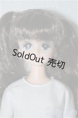 リカちゃんキャッスル/マリーン：茶黒ミックス・ツインテール/BJD　球体関節人形 A-25-03-26-312-NY-ZA