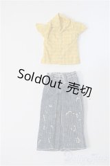 オビツ24サイズ/OF：イエローチェックシャツ・ライトジーンズ Y-25-05-28-213-YD-ZY