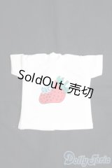 オビツ24サイズ/OF：いちご柄ビッグTシャツ I-25-05-25-3128-TO-ZI