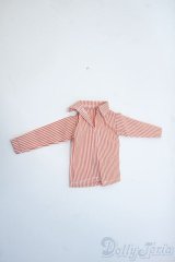 オビツ24サイズ/OF：前あきストライプ柄シャツ Y-25-05-28-209-YD-ZY