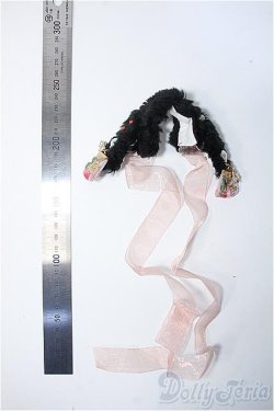画像2: ＳＤ/ＯＦ：うさみみヘッドドレス・ロップイヤー・黒 Y-25-01-15-070-TN-ZY