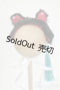 SD/OF：ねこみみヘッドドレス・タッセル・黒 Y-25-12-03-278-TO-ZY