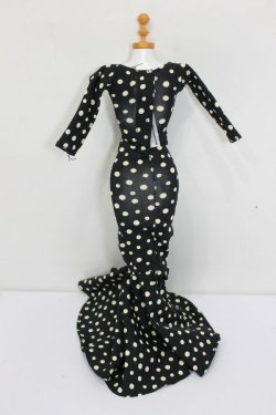 画像2: Barbie/OF:マーメイドワンピース(水玉模様) S-25-05-11-490-GN-ZS