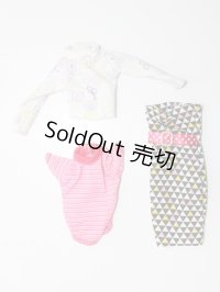 25〜27ｃｍドール/OF:衣装バラセット S-25-07-20-354-GN-ZS