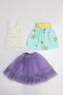 画像1: ネオブライス/OF:スカート&レース下着セット S-24-12-29-475-GN-ZS