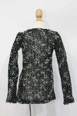 画像3: SD13BOY/OF:ニットトップス(黒×白):TREE Design製 S-25-11-16-568-GN-ZS