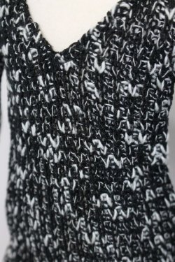 画像4: SD13BOY/OF:ニットトップス(黒×白):TREE Design製 S-25-11-16-568-GN-ZS