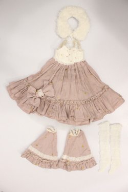 画像7: SD/OF:淡色ノースリーブワンピースセット S-25-11-30-392-GN-ZS