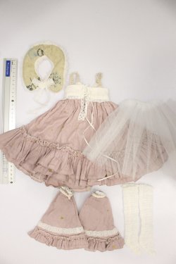 画像8: SD/OF:淡色ノースリーブワンピースセット S-25-11-30-392-GN-ZS