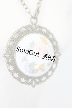 画像3: SD/OF:お刺繍ネックレス S-25-06-15-607-GN-ZS