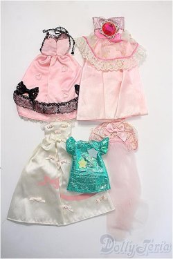 画像1: リカちゃん/OFセット:バラ ドレス他 タカラ タグ付有 Y-25-02-05-199-YB-ZY