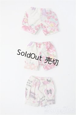 画像1: MSD/OF：柄ショートパンツセット Y-24-12-25-089-TN-ZY