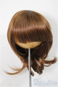 9〜10inchウィッグ/パッツンミディアム/インチ　BJD　MJD　ドール用 A-25-08-20-174-NY-ZA