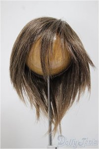 9〜10inchウィッグ/ミディアム/インチ　BJD　MJD　ドール用 A-25-08-13-387-TN-ZA