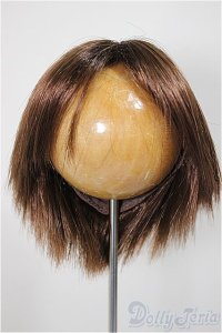 9〜10inchウィッグ/グラデーションセンター分けショート(ボークス製)/インチ　BJD　MJD　ドール用 A-25-08-20-176-YB-ZA