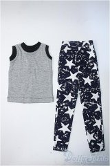 SD13Boy/OF衣装：タンクトップ+星柄パンツ Y-25-01-15-045-TN-ZY