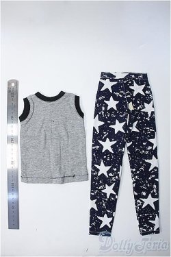 画像2: SD13Boy/OF衣装：タンクトップ+星柄パンツ Y-25-01-15-045-TN-ZY