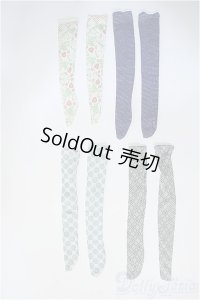 DD/OF:柄物ソックス4点セット Y-24-12-11-124-YB-ZY