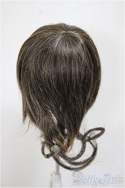 画像2: 9〜10inchウィッグ/ビーズ付きロング/インチ　BJD　MJD　ドール用 A-25-08-13-399-YB-ZA