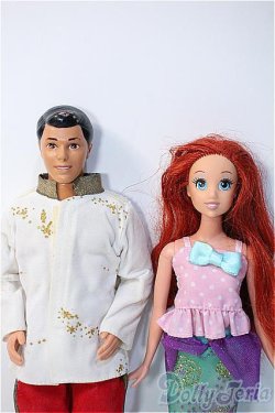画像1: MATTEL/ディズニードール アリエル チャーミング王子 Y-25-02-26-264-YB-ZY