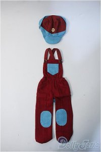 MSD/OF:サロペット+帽子衣装セット Y-24-12-25-095-YB-ZY