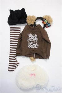 オビツ50/OF:くま耳スウェット衣装セット(カニホル様製) Y-25-01-29-002-YB-ZY