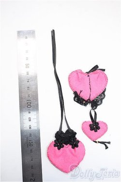 画像2: プチブライス/OF衣装セット:ハートドレス Y-25-01-29-069-YB-ZY