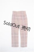 リカちゃん/OF衣装:ボーイフレンドサイズ チェックパンツ Y-25-02-05-205-YB-ZY