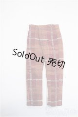 リカちゃん/OF衣装:ボーイフレンドサイズ チェックパンツ Y-25-02-05-205-YB-ZY