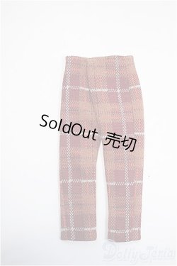 画像1: リカちゃん/OF衣装:ボーイフレンドサイズ チェックパンツ Y-25-02-05-205-YB-ZY
