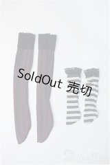 MDD/OF:ストライプソックスセット Y-24-12-11-125-YB-ZY