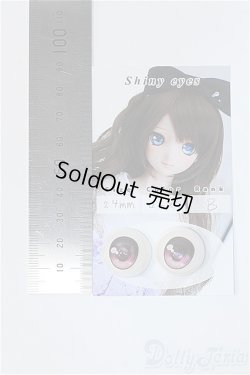 画像2: レジンアイ/24mm相当(Shiny eyes様/ローズ/ランクB/実寸約20mm)アニメ Y-24-12-18-256-YB-ZY