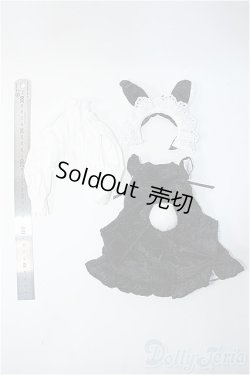 画像2: MDD/OFセット:ブラックベロア ウサギワンピ セット(oa Closet様) Y-25-02-12-010-YB-ZY