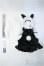 画像2: MDD/OFセット:ブラックベロア ウサギワンピ セット(oa Closet様) Y-25-02-12-010-YB-ZY (2)