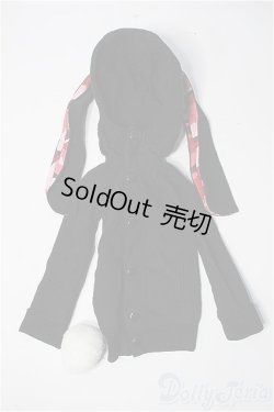 画像1: MSD/OFセット:うさぎパーカ+ぽんぽんブローチ(velvet*paw様)SDMうさ耳フード Y-25-09-17-222-YB-ZY