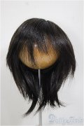 9-10inchウィッグ/ショート/インチ　BJD　MJD　ドール用 A-25-08-13-384-YB-ZA