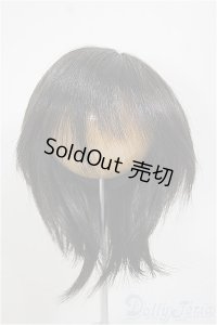 9-10inchウィッグ/ショート/インチ　BJD　MJD　ドール用 A-25-08-13-384-YB-ZA