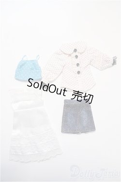 画像1: プーリップ/OFセット:バラ ワンピース+ブラウス+キャミトップ+デニムスカート Y-25-01-29-125-YB-ZY
