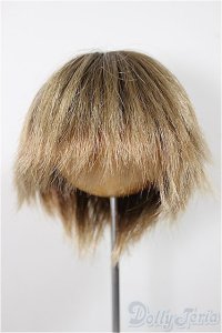 9〜10inchウィッグ/グラデーションショート(ボークス製)/インチ　BJD　MJD　ドール用 A-25-08-20-182-YB-ZA