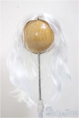 8-9inchウィッグ/センターパート ウェーブ/インチ　BJD　MJD　ドール用 A-25-08-13-364-YB-ZA